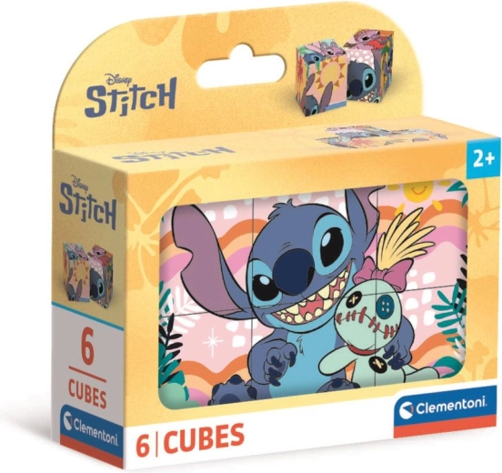Set di cubi DISNEY STITCH – 6 pezzi di Clementoni