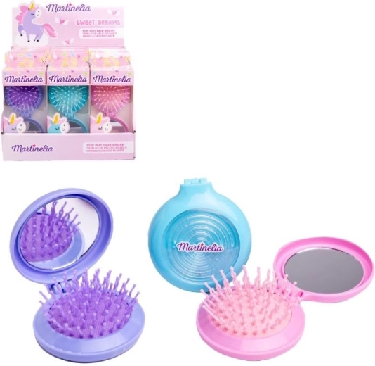 Pettine rotondo pieghevole con rompicapo - 1 pezzo
