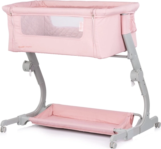 Letto aggiuntivo e culla 2 in 1 CHIPOLINO Eleganza – rosa