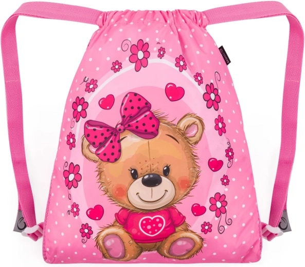 Bagmaster sacca scolastica Vega 24 B con orsetto per merenda e ginnastica