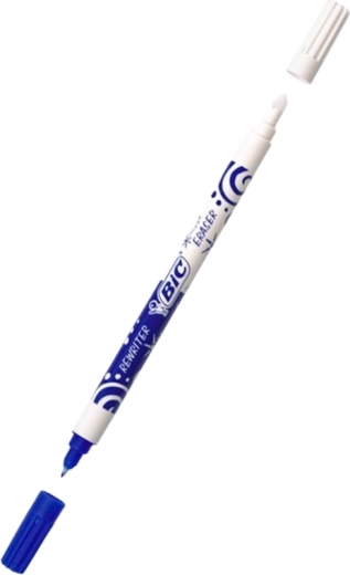Correttore a doppia punta per cancellare l’inchiostro BIC Ink Eater blu