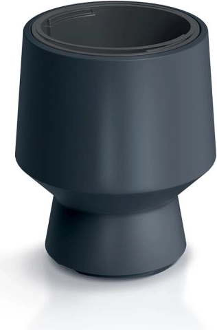 Vaso con inserto 34,3 cm – antracite, resistente per interni ed esterni