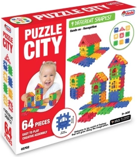 Set di costruzioni Città 64 pezzi