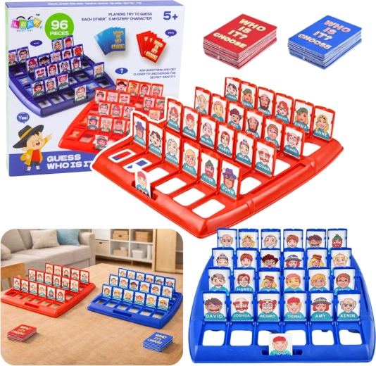 Gioco da tavolo per la famiglia Indovina Chi? 96 pezzi