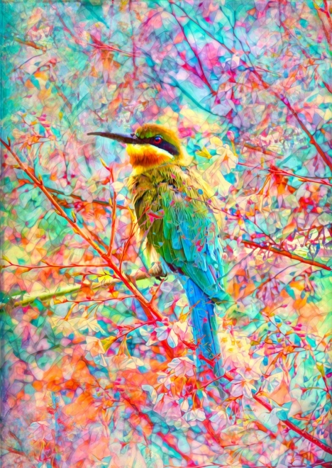 Puzzle Uccellino felice 1000 pezzi