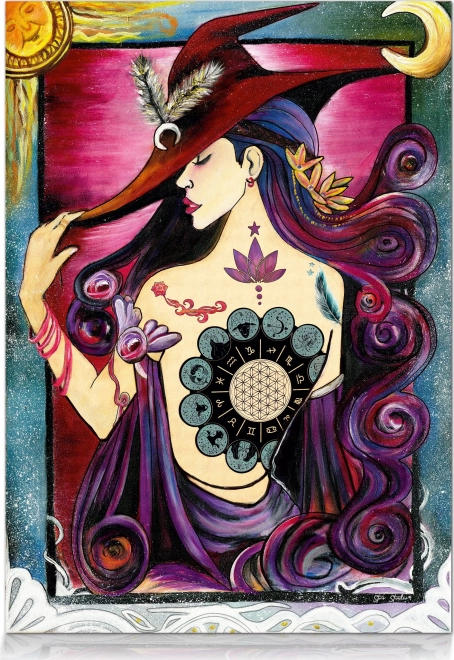 Puzzle Signora dello Zodiaco 1000 pezzi