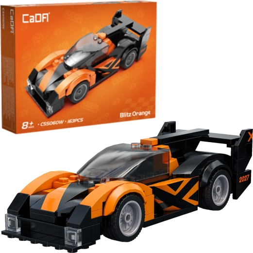 Set di costruzione CaDA auto da corsa Blitz Orange 163 pezzi