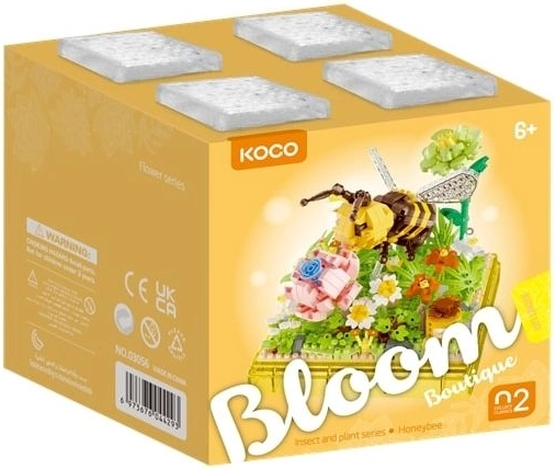 KOCO set di costruzioni ape e fiori 668 pezzi - 1 pezzo