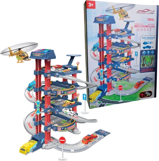 Garage cittadina con elicottero Sparkys