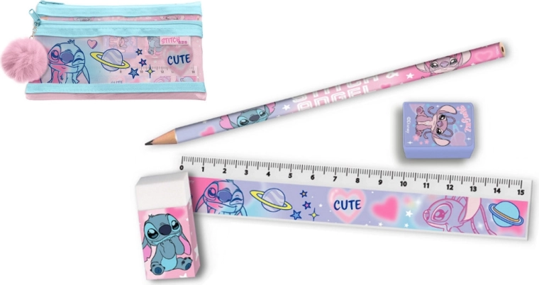 Set di cancelleria in astuccio Stitch