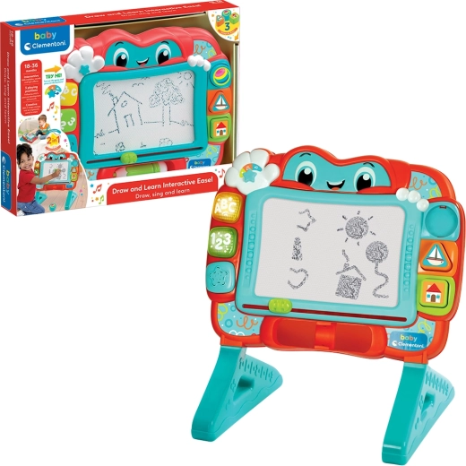 Baby Clementoni mia lavagna magnetica interattiva 2 in 1