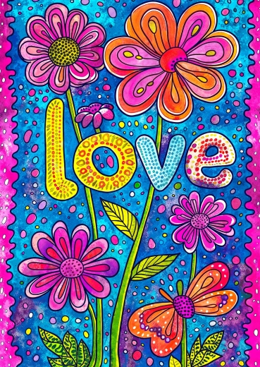 Enjoy puzzle Amore floreale 1000 pezzi