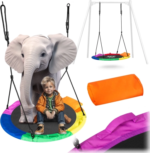 Altalena a nido Neo-Sport Swingo 110 cm arcobaleno