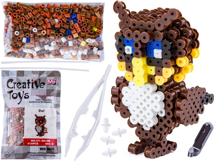 Perline da stirare 3D – gufo (sacchetto)