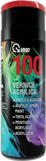 Smalto acrilico spray per metallo, plastica e legno, 400 ml, rosso