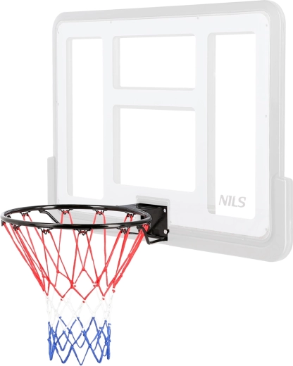 Cerchio da basket in acciaio NILS ODKR2S con rete