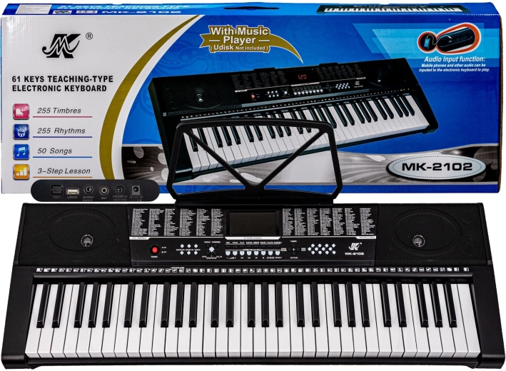 Tastiera MK-2102 con adattatore, 61 tasti