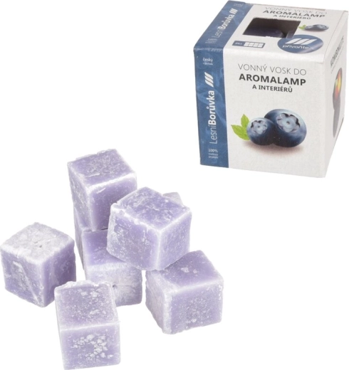 Cubetti di cera profumata ai mirtilli per lampada aromatica (8 pz)