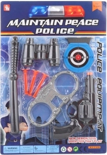 Set di polizia per bambini con accessori