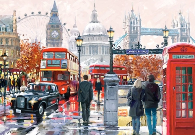 Puzzle Collage di Londra 1000 pezzi