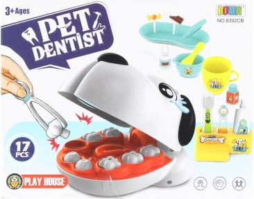 Gioco del dentista per cani – ambulatorio dentistico per bambini