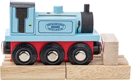 Bigjigs Rail locomotiva a vapore in legno Terrier – blu