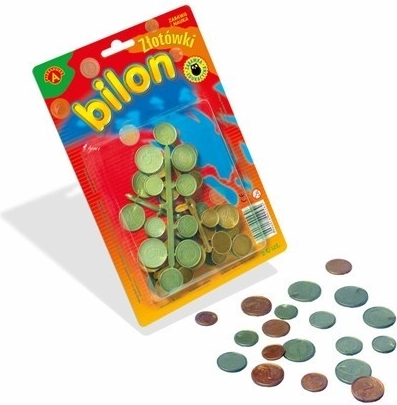 Monete polacche in plastica zloty – set educativo