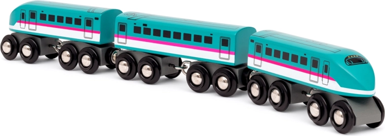 Treno in legno Shinkansen Hayabusa E5 – edizione Treni del Mondo