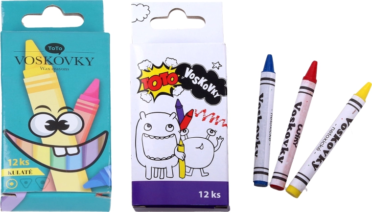 Pastelli a cera TOTO 12 pz