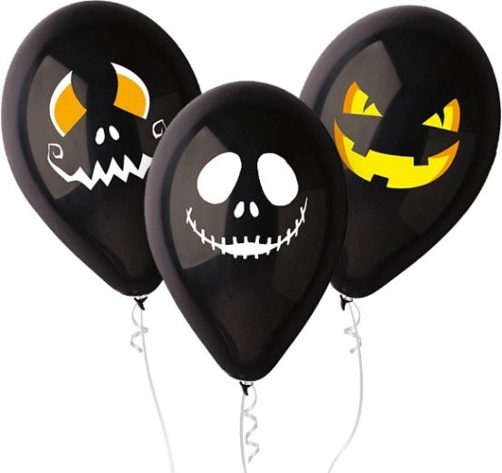 Palloncino Gemar 12" pastel premium facce di Halloween - 1 pezzo