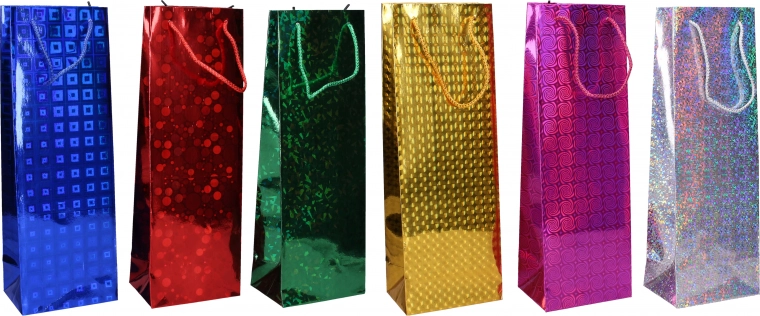 Busta regalo per bottiglia M 12 × 34 × 9 cm – tutto l’anno