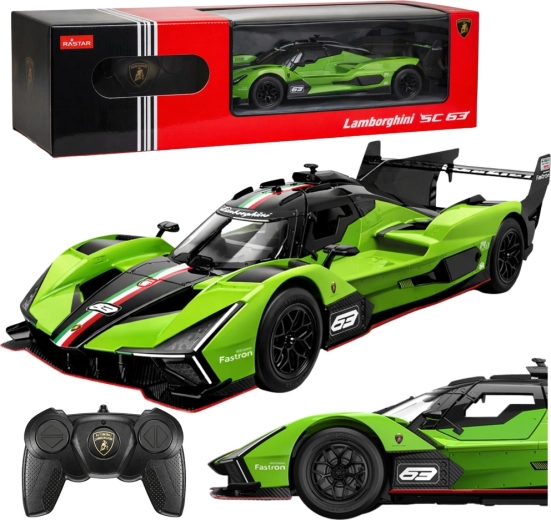 Auto RC LAMBORGHINI SC63 1:24 verde Rastar
