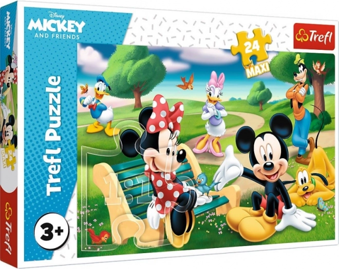 Puzzle 24 Maxi – MICKEY MOUSE e amici – TREFL