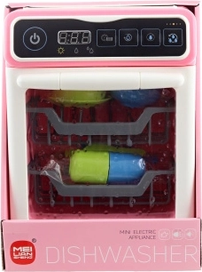 Lavastoviglie giocattolo per bambini a batterie con stoviglie in plastica - 1 pezzo