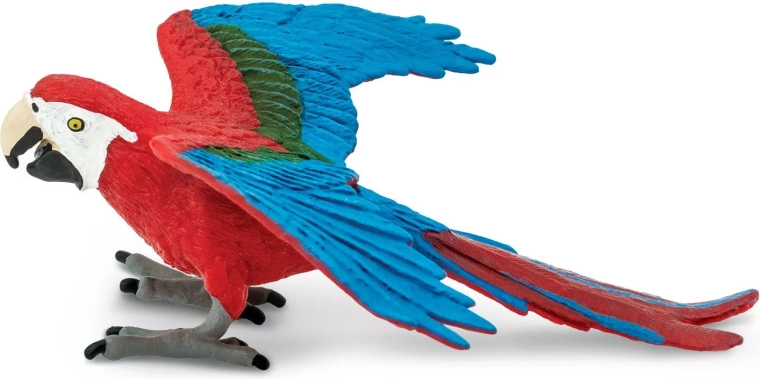 Safari Ltd. figurina di ara dalle ali verdi