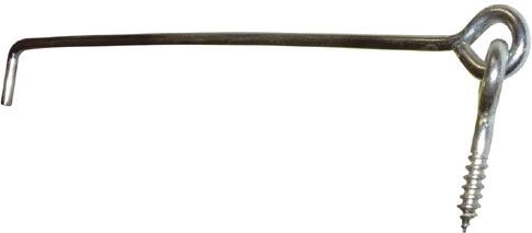 Ganci per finestre e porte zincati – set da 10 pezzi