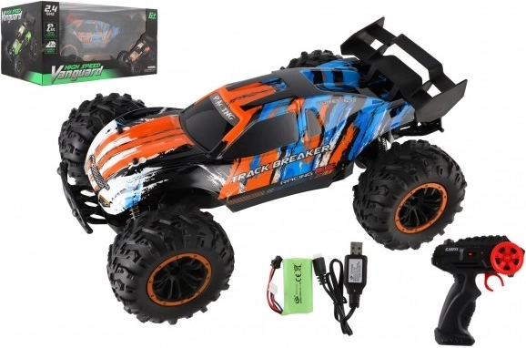 Auto RC Buggy velocit0 arancione-blu