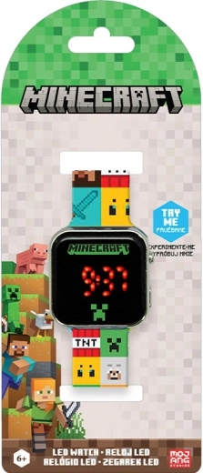 Orologio digitale LED Minecraft