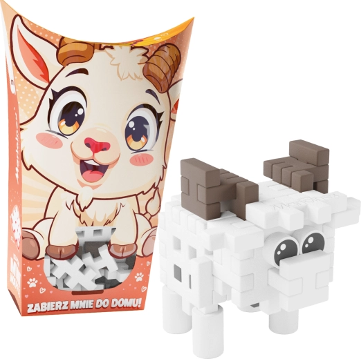 Set di costruzione MINI WAFFLE Pocket Pets – caprettino