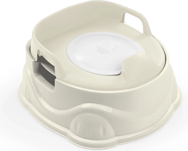 Vasino 3 in 1, riduttore WC e sgabello per bambini, beige