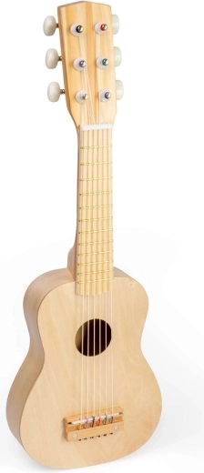 Chitarra per bambini in legno naturale BIGJIGS TOYS