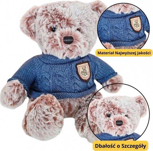 Orso di Peluche con Maglione Blu 21cm
