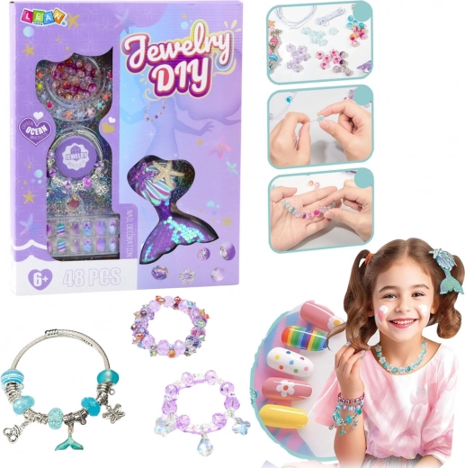 Set per realizzare gioielli Ispirazione Marina 48 pezzi