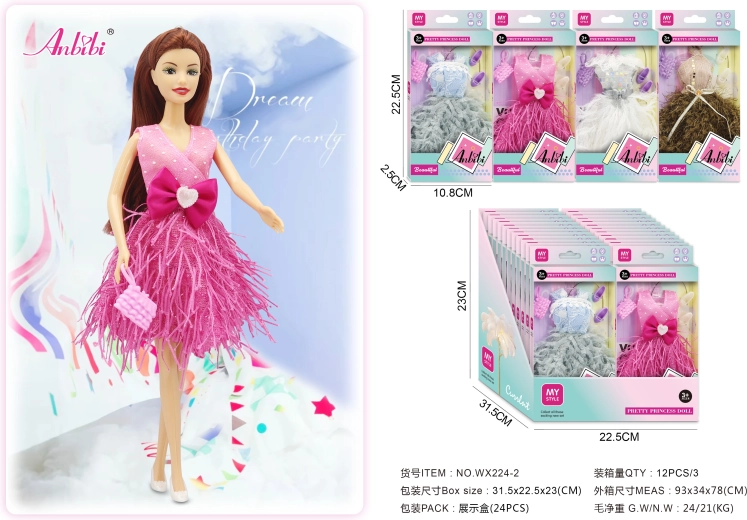 Abiti alla moda per bambole – vari modelli