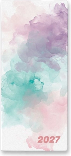 Agenda mensile 2027 Watercolour con copertina in PVC
