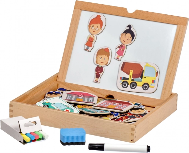 Gioco magnetico in valigetta – Indovini la mia professione? LUCY & LEO