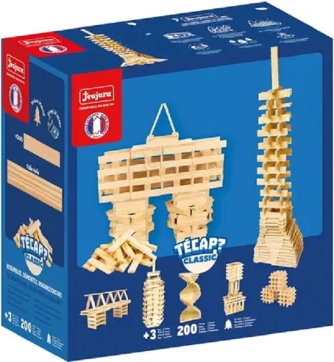 Jeujura costruzioni in legno Técap Classic 200 pezzi