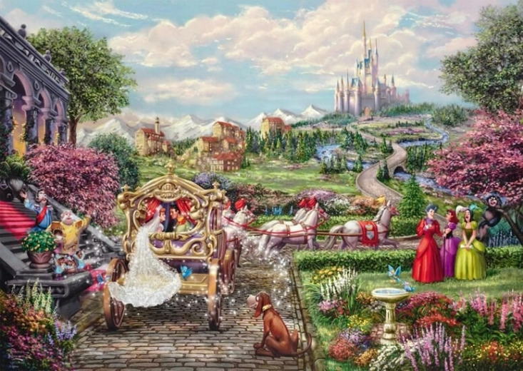 Puzzle SCHMIDT CENERENTOLA: per sempre felici e contenti, 1000 pezzi