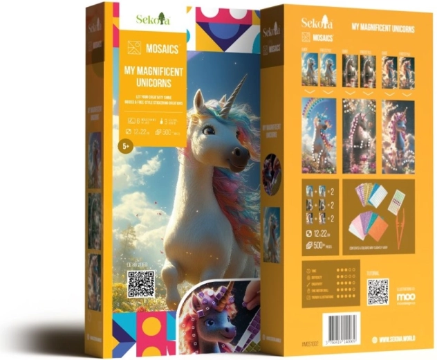 Sekoia Mosaics unicorno – kit creativo per mosaici