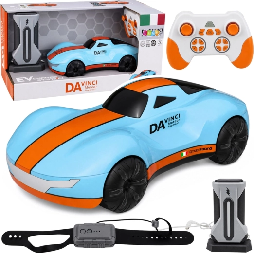 Auto RC da corsa radiocomandata con controllo gestuale, luci LED ed effetto fumo, 1:16 - 1 pezzo